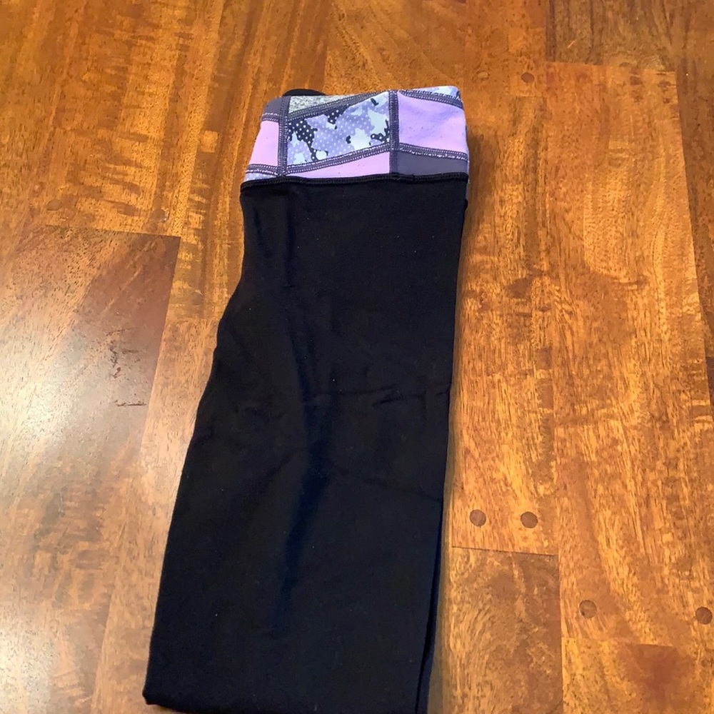 Ivivva Black Leggings Reversible Size 10
